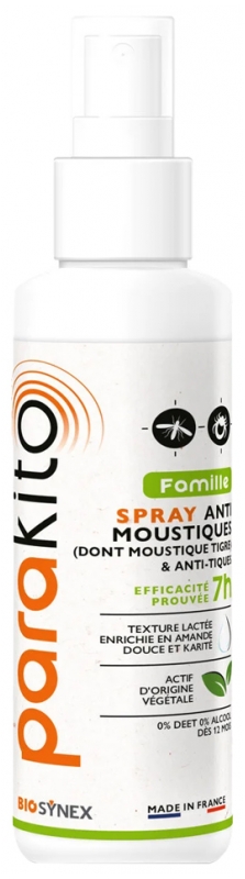 Spray anti moustiques famille Para'kito - spray de 75ml