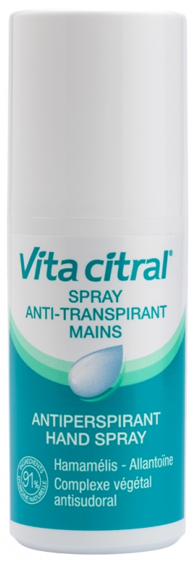 Spray anti-transpirant mains Vita Citral - spray de 75 ml