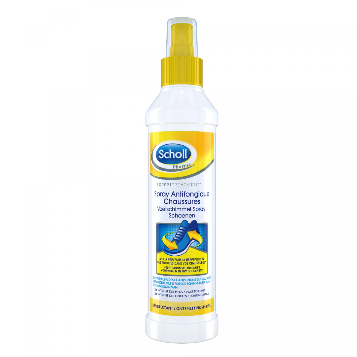 Spray antifongique Scholl désinfection chaussures
