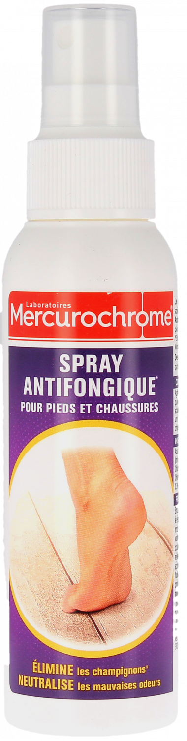 Spray antifongique pour pieds et chaussures Mercurochrome