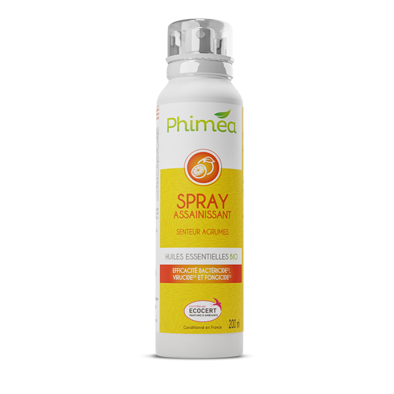 Spray assainissant BIO agrumes Phimea - spray de 200 ml