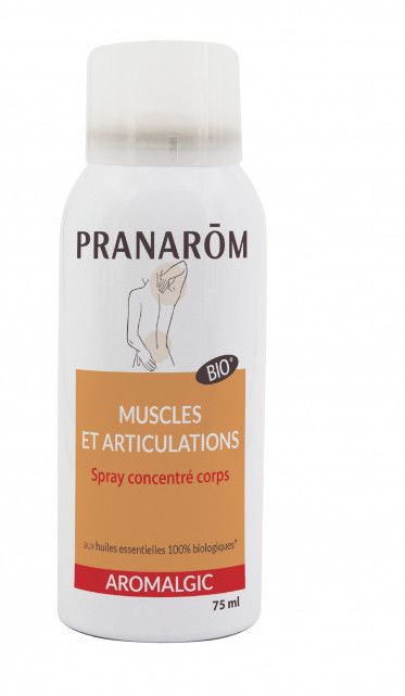 Spray concentré corps muscles et articulations bio Pranarom - spray de 75 ml