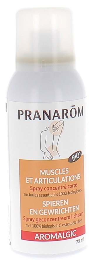 Spray concentré corps muscles et articulations bio Pranarom - spray de 75 ml