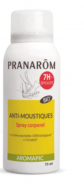 Aromapic Spray corps anti-moustique Pranarôm - spray de 75 ml