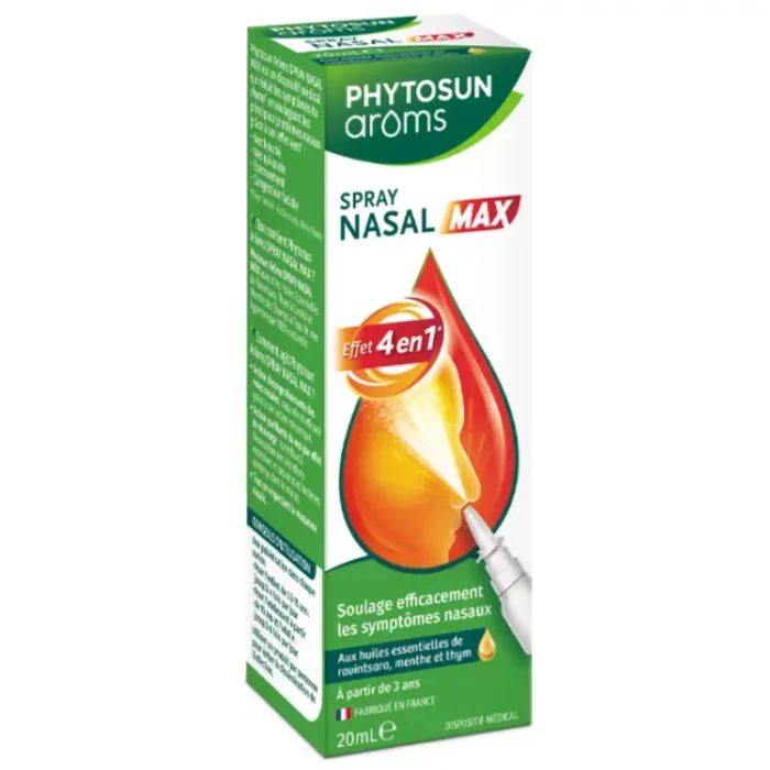 Spray nasal max effet 4 en 1 Phytosun Aroms - spray de 20ml