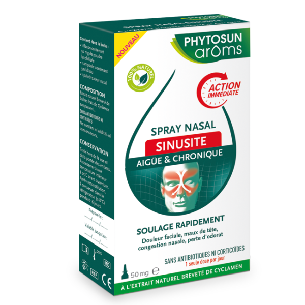 Spray nasal sinusite Phytosun Arôms - spray de 50mg