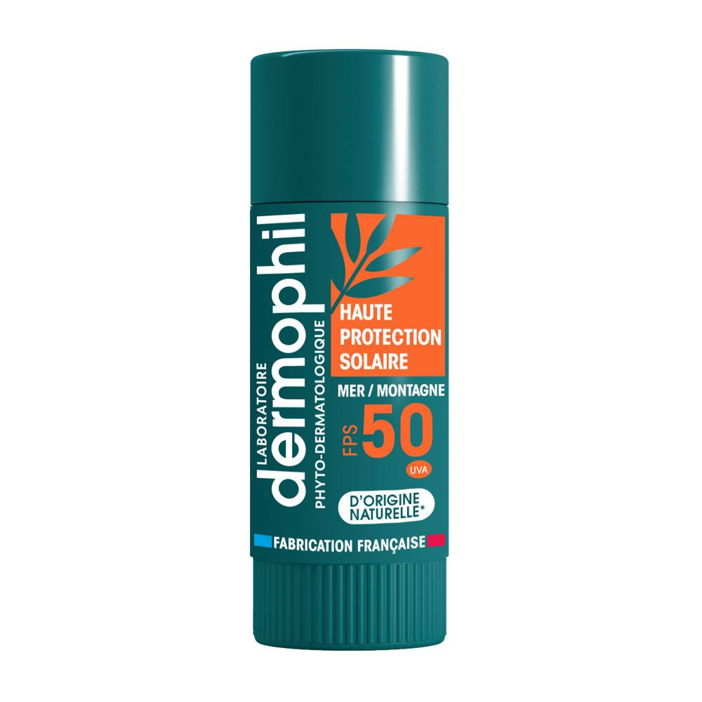 Stick à lèvres protection solaire SPF 50+ Dermophil Indien - stick 4 g