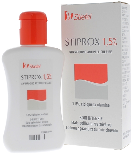 Stiprox 1,5% Shampoing antipelliculaire soin intensif Stiefel - flacon de 100 ml