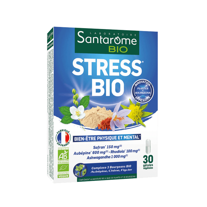 Stress Bio Santarôme - boîte de 30 gélules d'origine végétale