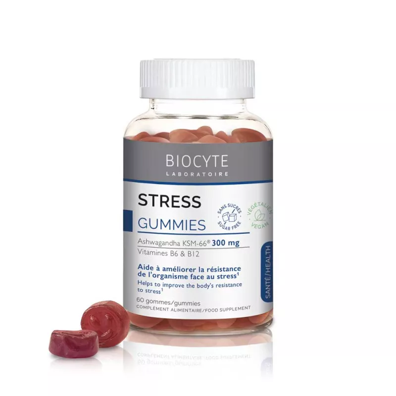 Stress Gummies Biocyte - pot de 60 gommes