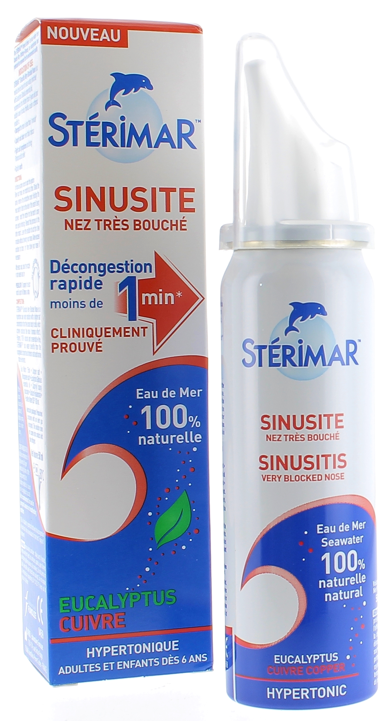 Spray nasal cuivre Stérimar - Lavage de nez, infection nasale