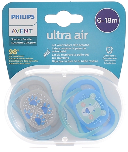 Sucettes Ultra Air 6 18 Mois Philips Avent Accessoires Bebe