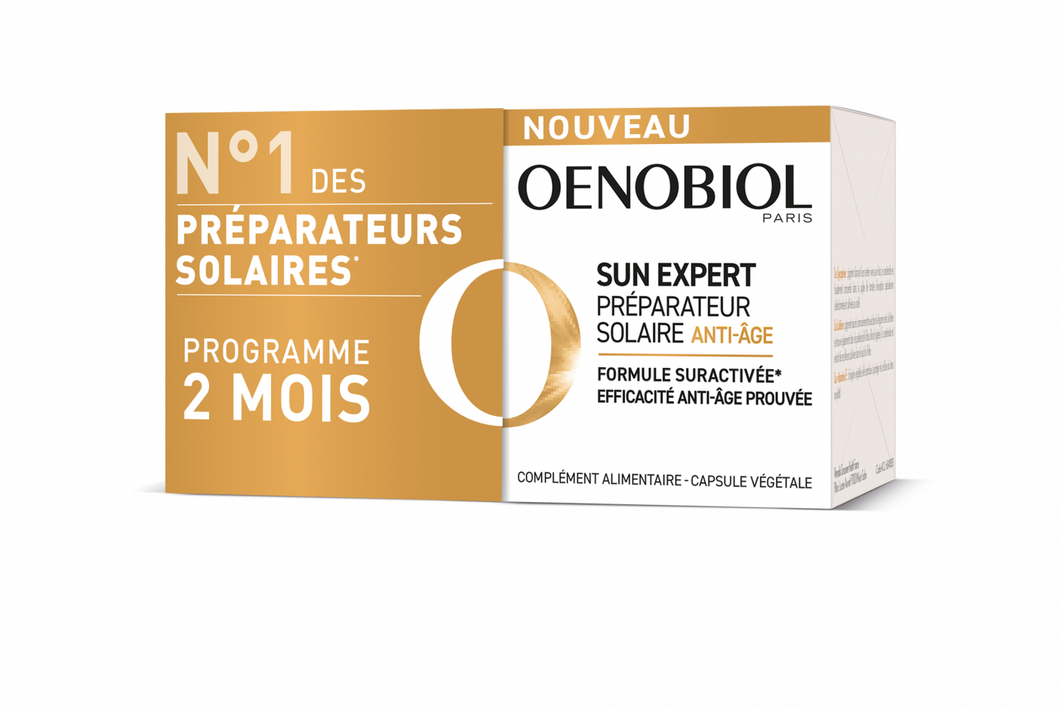 Oenobiol Préparateur Solaire Capital Jeunesse - 60 Capsules, Complément Alimentaire