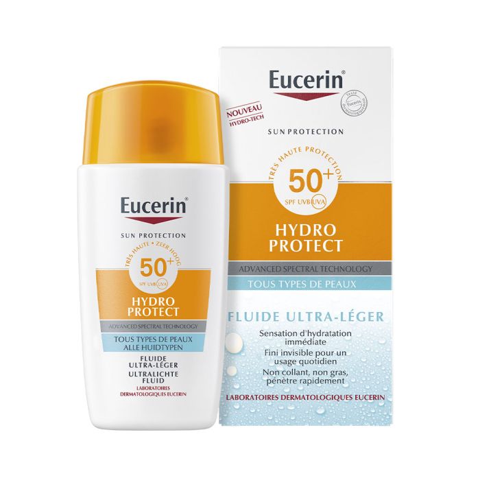 Hydro Protect Fluide ultra-léger SPF 50+ Eucerin - flacon de 50 ml