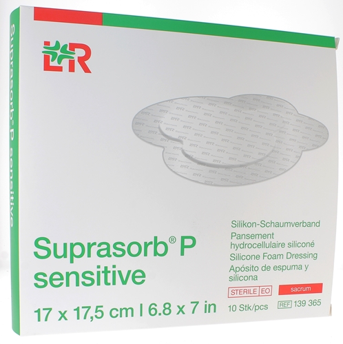 Suprasorb P sensitive sacrum pansement hydrocellulaire siliconé