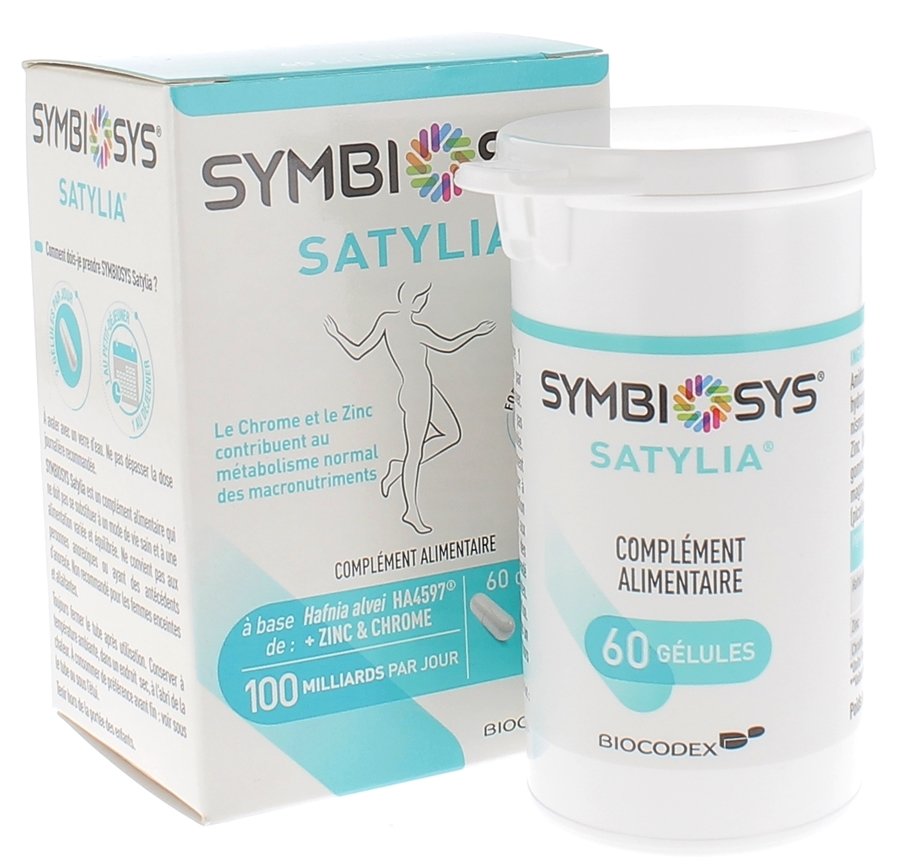 Symbiosis Satylia Chrome et Zinc Biocodex - boîte de 60 gélules