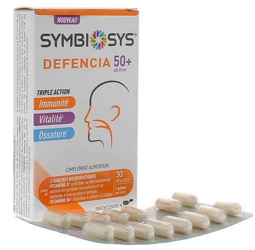 Symbiosys Defencia 50+ Biocodex - boite de 30 gélules