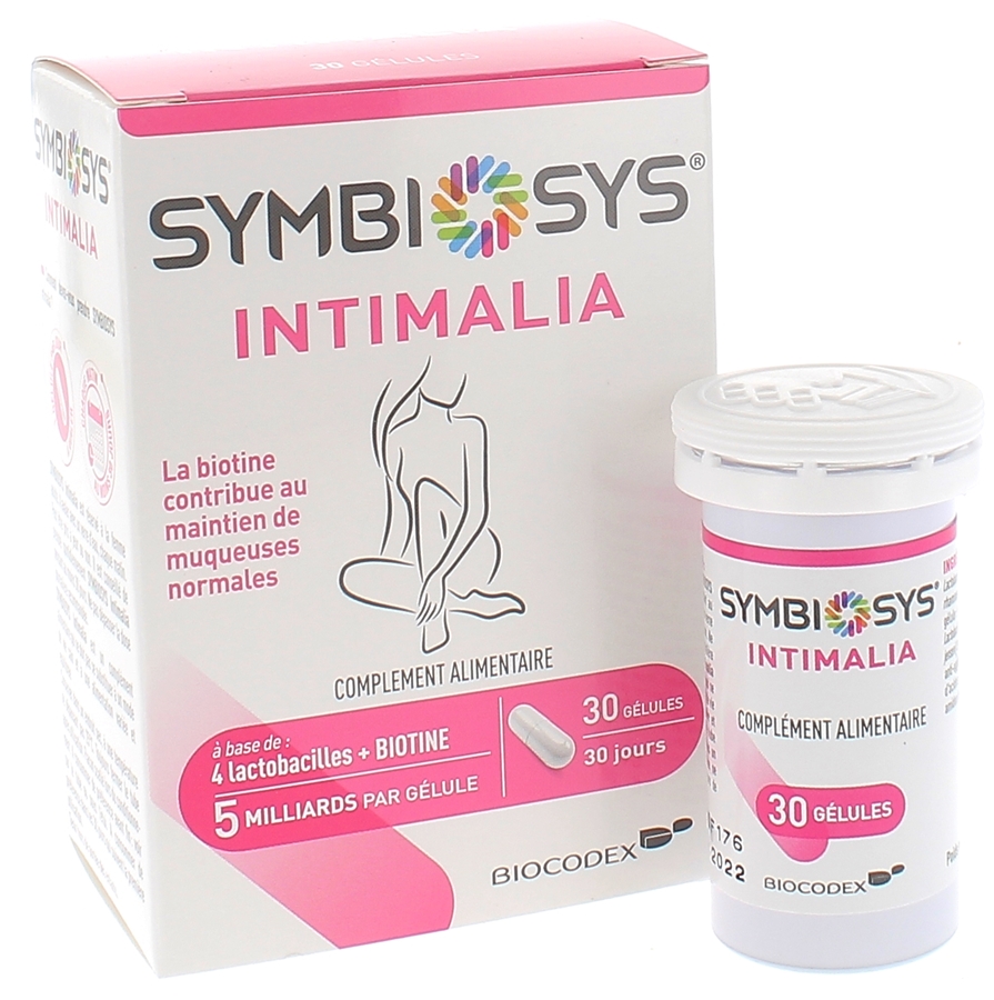 Symbiosys Intimalia Biotine Biocodex - boîte de 30 gélules