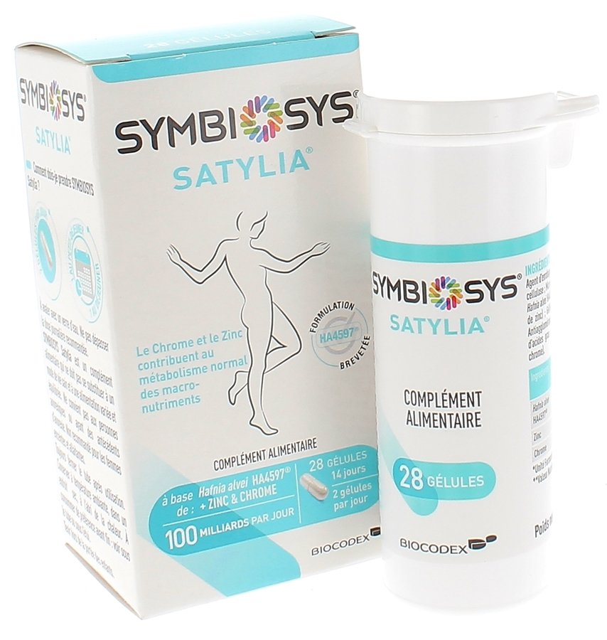 Symbiosys Satylia Chrome et Zinc Biocodex - boîte de 28 gélules
