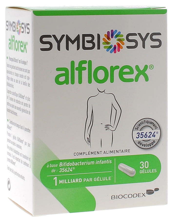 Symbiosys alflorex Biocodex - boite de 30 gélules