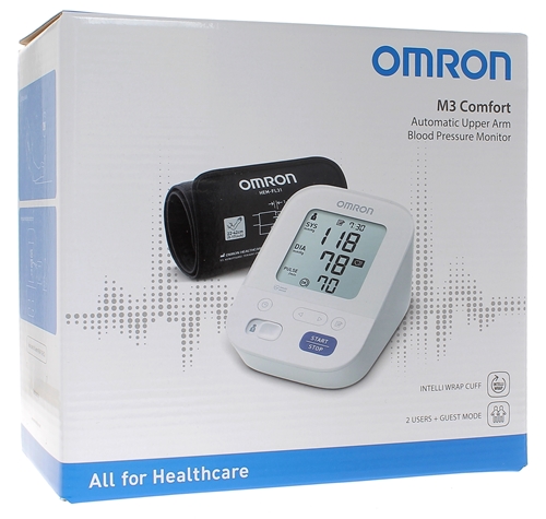 Omron tensiomètre bras M3 Comfort - Hypertension