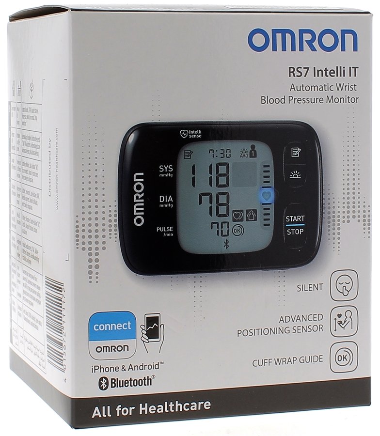 Tensiomètre électronique au poignet RS7 IT Omron - 1 tensiomètre