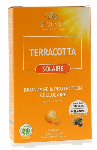 Terracotta solaire Biocyte - boîte de 30 gélules
