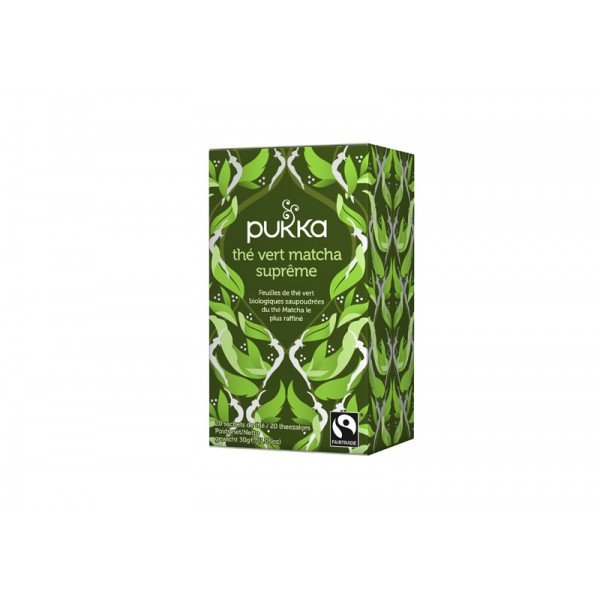 Thé vert Matcha Suprême Bio - 20 sachets - Pukka Herbs
