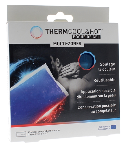 Thermcool&hot Poche de gel multi-zones - boîte d'une poche de 11x26cm