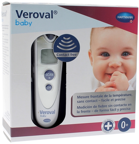 Veroval Baby thermomètre frontal - prise température bébé