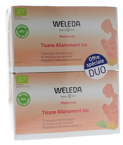 Tisane allaitement bio Weleda - accompagement allaitement