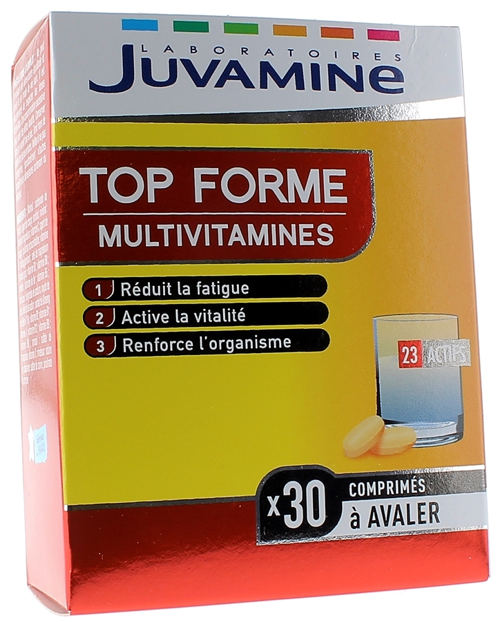 Top forme multivitamines Juvamine - 30 comprimés à avaler