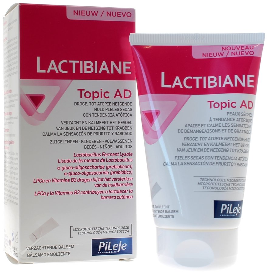 Topic ad baume émollient Lactibiane - tube de 125 ml