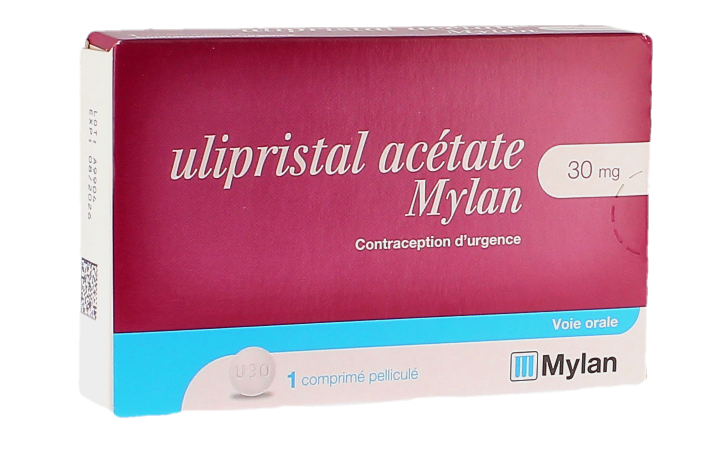 Ulipristal acétate 30 mg Mylan - contraception d'urgence