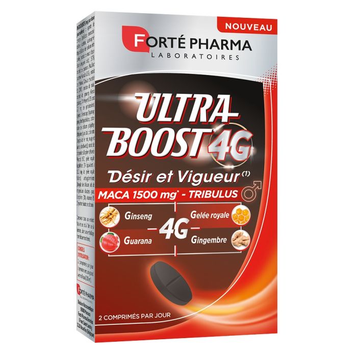 Ultra Boost 4G Désir et vigueur Forté Pharma - Boîte de 30 comprimés