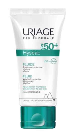 Hyséac fluide SPF 50+ très haute protection Uriage - tube de 50 ml