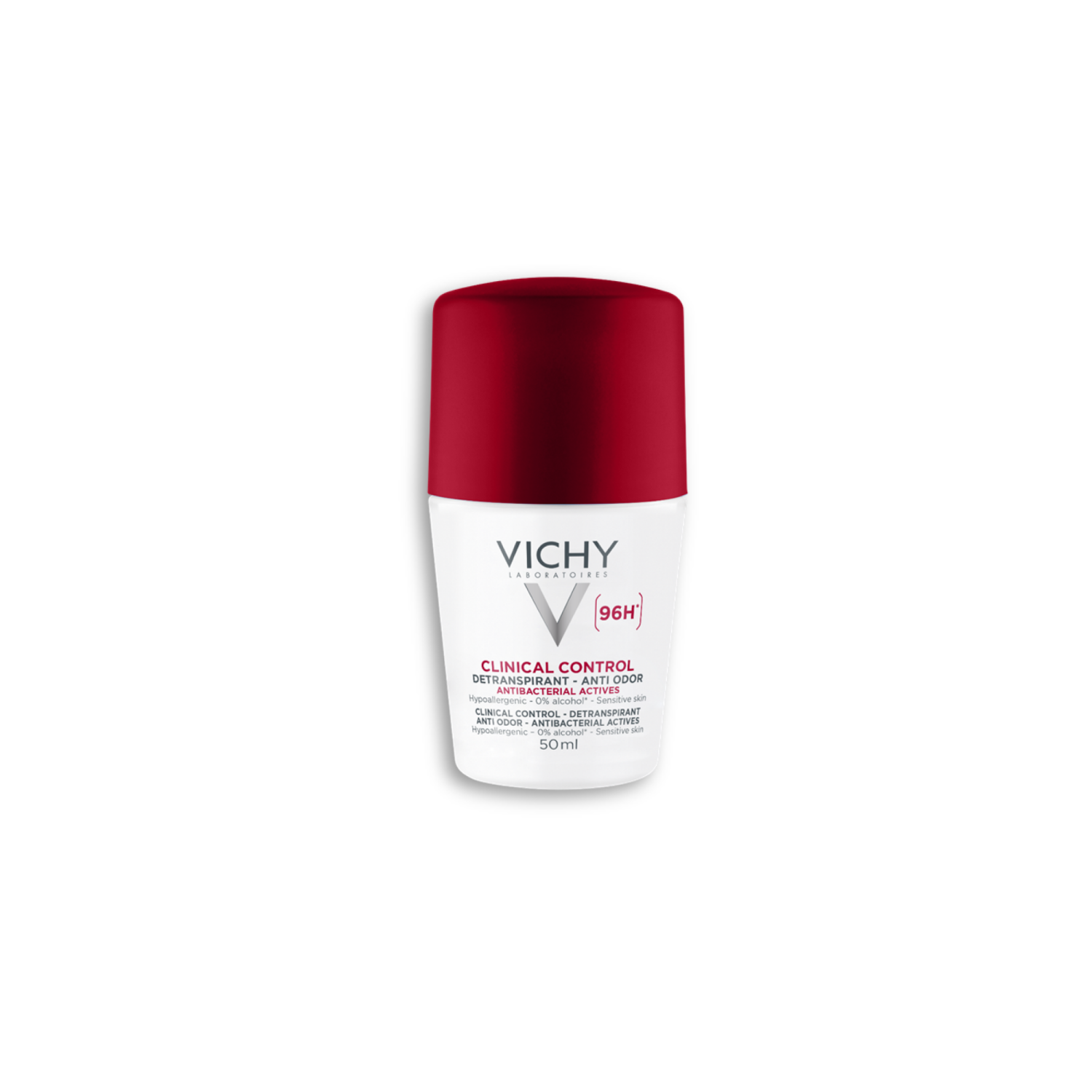 Déodorant détranspirant Clinical Control 96h Vichy - roll-on de 50ml