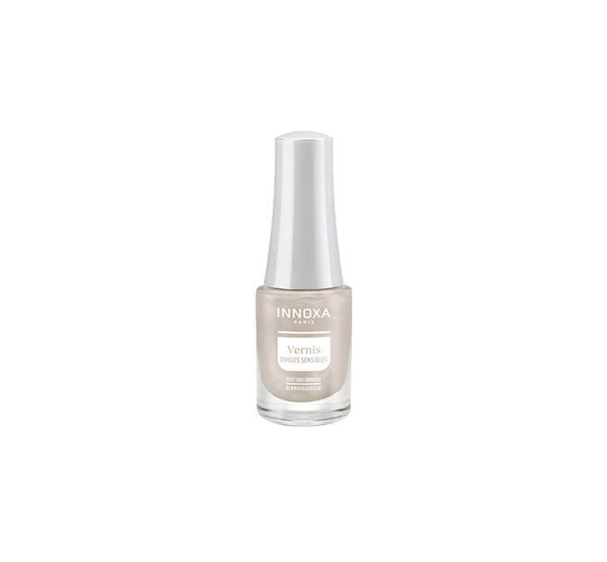 Vernis à ongles hypoallergénique Blanc nacré 201 Innoxa - flacon de 5 ml