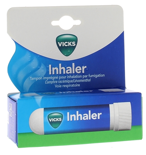 Vicks inhaler tampon imprégné pour inhalation - nez bouché