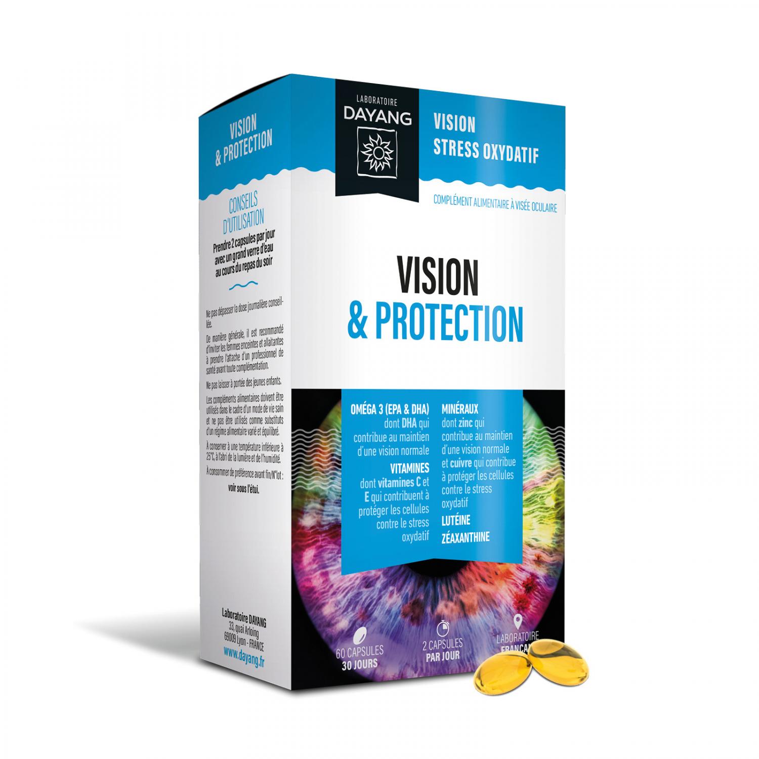 Vision & stress oxydatif Dayang - boîte de 60 capsules