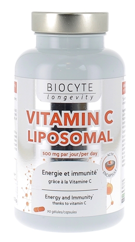 Vitamin C Liposomal Biocyte - boîte de 90 gélules