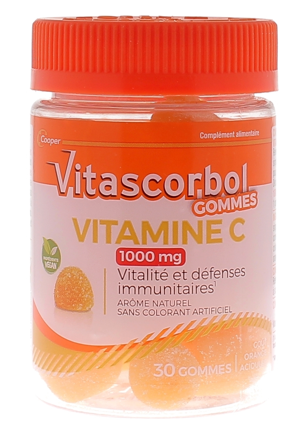 Vitamine C 1000 mg gummies Vitascorbol - pot de 30 gommes