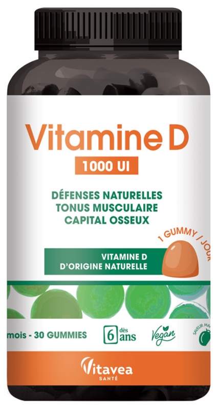 Vitamine D 1000 UI Vitavea - pot de 30 gummies