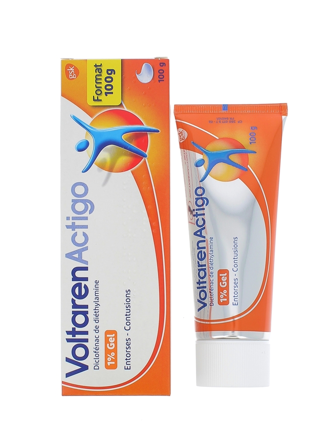 VoltarenActigo 1% gel - Tube de 100g