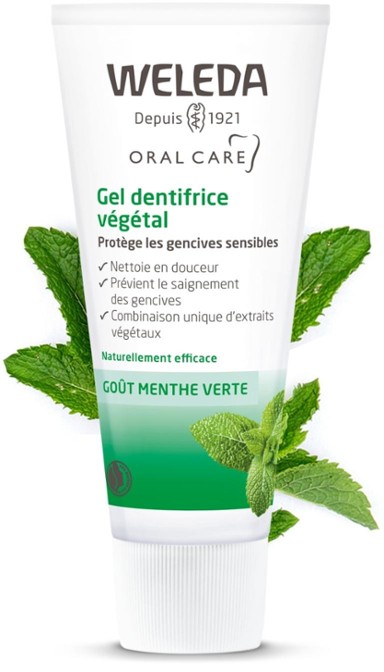 Gel dentifrice végétal Weleda - tube de 75 ml