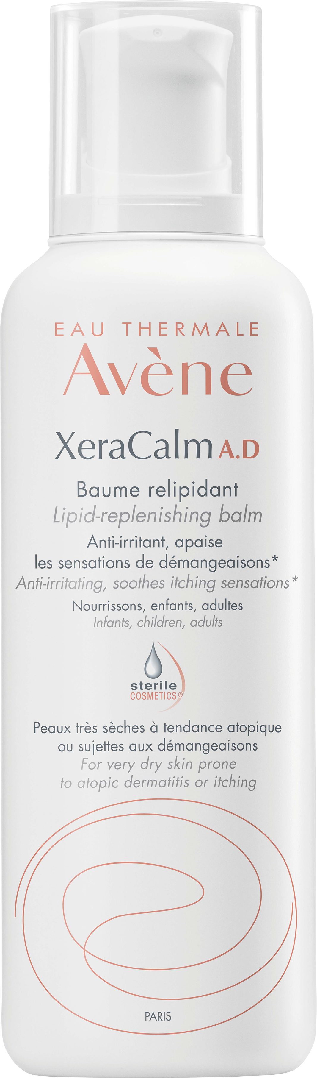 Xeracalm A.D baume relipidant Avène - flacon de 400 ml
