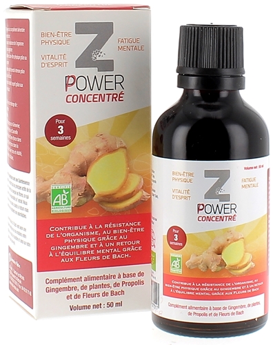 Z-Power Concentré Solution buvable Mint-e Health - Flacon de 50ml