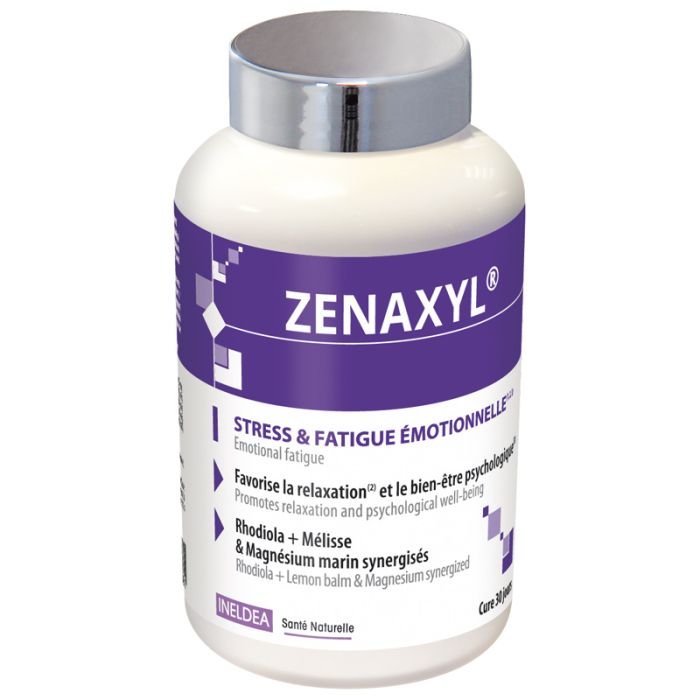 Zenaxyl stress et fatigue Ineldea - boîte de 90 gélules