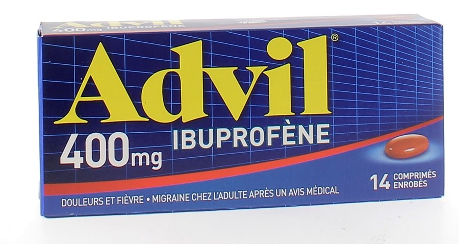 Advil 400mg Comprime 14 Comprimes Enrobes