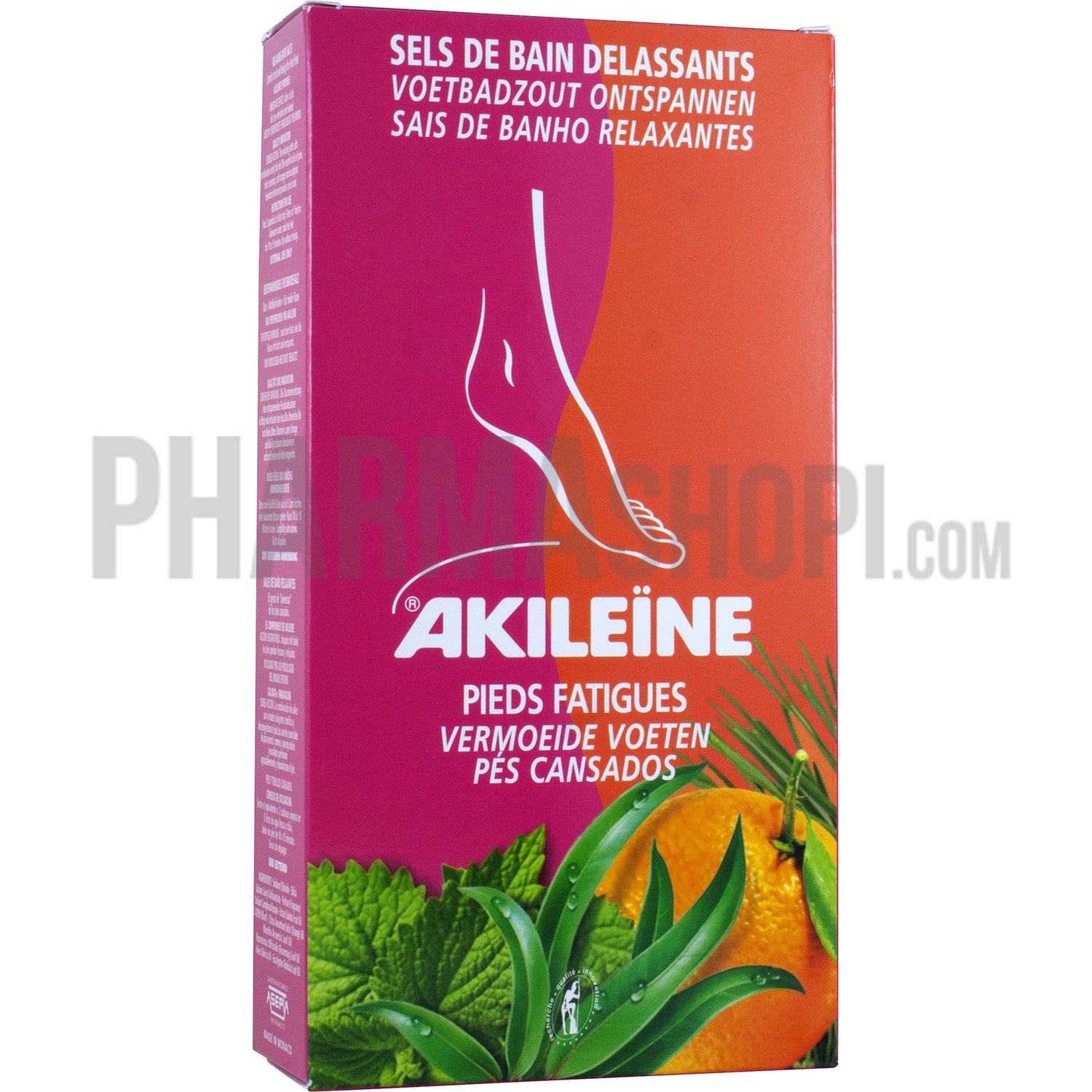 Sels de bain délassants Akileïne - boîte de 150g